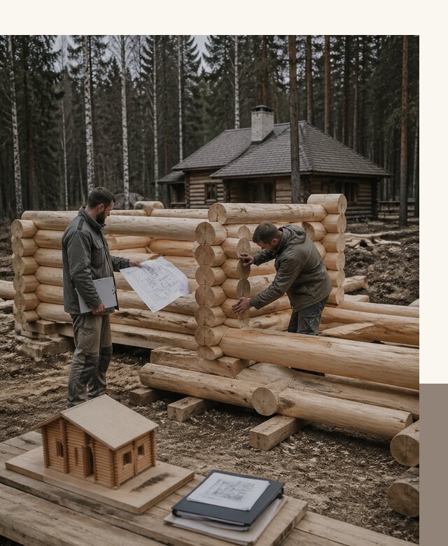 Проектирование и строительство домов из бревна в Клинцах